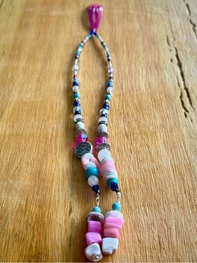 Boho Hair Beads-Handmade Hair Jewelry-Natural Materials-Surf Girlie Series-SG5